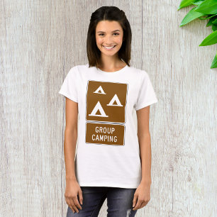 Gruppen-Camping-Schild T-Shirt