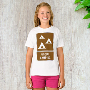 Gruppen-Camping-Schild T-Shirt
