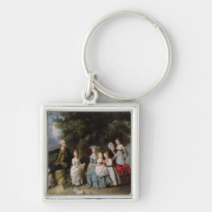 Gruppen-Porträt der Colmore Familie Schlüsselanhänger