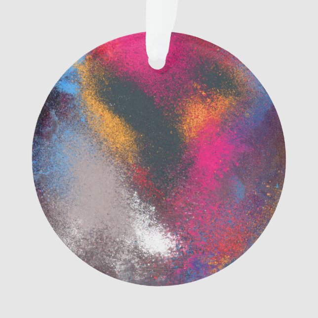 "Gruppen - rote" Kreisverzierung Ornament (Vorderseite)