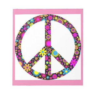 GRUPPENFLORALFRIEDENSSIGNAL NOTIZBLOCK