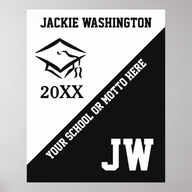 GRUPPENKLASSE VON (JEDES JAHR) benutzerdefiniertem Poster (Vorne)