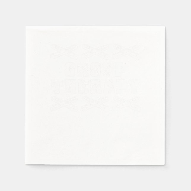 Gruppentherapie Zigarrenrauchen Tabak Humidor Gesc Serviette (Vorderseite)