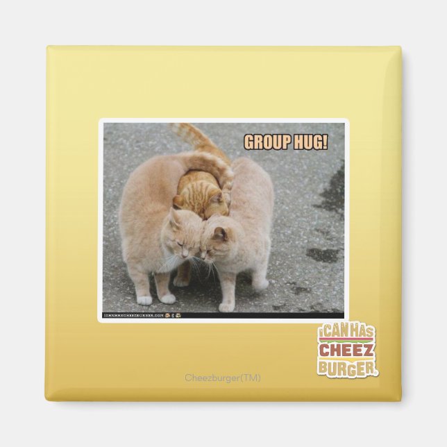 Gruppenumarmung Magnet (Vorne)