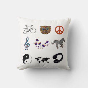 gruppierte grafische Elemente Kissen