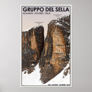Gruppo del Sella - Nove und Dieci Poster