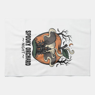 Grusel Apfel-Shirt Vintage Gruselige Obstgarten Na Geschirrtuch