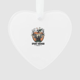 Grusel Apfel-Shirt Vintage Gruselige Obstgarten Na Ornament