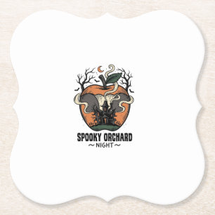 Grusel Apfel-Shirt Vintage Gruselige Obstgarten Na Untersetzer