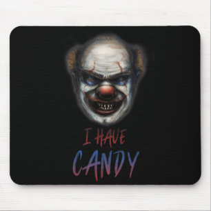 Grusel Clown Gruseliges Halloween-Shirt Habe Süßig Mousepad