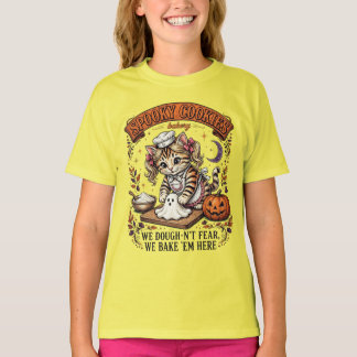Grusel-Cookies-Bäcker-Kätzchen-Bäckerei HALLOWEEN T-Shirt