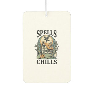Grusel Cottage Halloween-Shirt für die unheimliche Autolufterfrischer