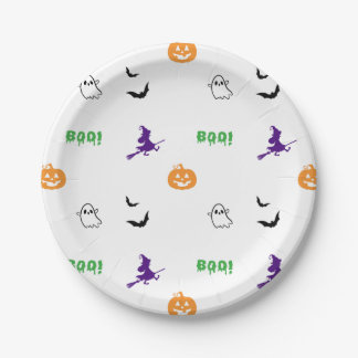 Grusel-Crew-Halloween-Party-Teller aus Papier Pappteller
