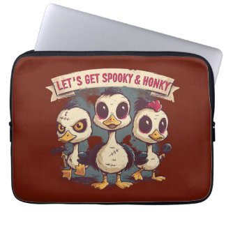 Grusel-Enten-Halloween-Laptop-Hülle Laptopschutzhülle