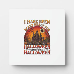 Grusel Fertig Halloween Verzaubertes Schloss Hexe  Fotoplatte