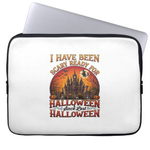 Grusel Fertig Halloween Verzaubertes Schloss Hexe Laptopschutzhülle