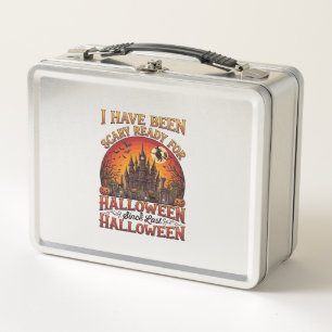 Grusel Fertig Halloween Verzaubertes Schloss Hexe Metall Brotdose