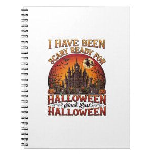 Grusel Fertig Halloween Verzaubertes Schloss Hexe Notizblock