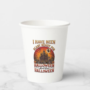 Grusel Fertig Halloween Verzaubertes Schloss Hexe  Pappbecher