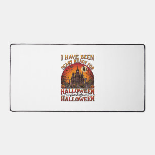 Grusel Fertig Halloween Verzaubertes Schloss Hexe Schreibtischunterlage