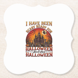 Grusel Fertig Halloween Verzaubertes Schloss Hexe Untersetzer