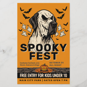 Grusel-Fest für große Dänische Doggen  Flyer