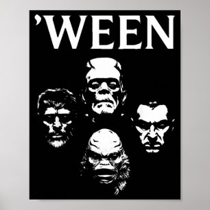 Grusel-Film-Halloween-Klick-Monster-Kostüm-Party Poster