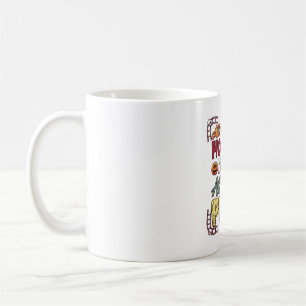 Grusel-Film-Pizza-Halloween-Kürbis-Totenkopf-Schei Kaffeetasse