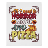 Grusel-Film-Pizza-Halloween-Kürbis-Totenkopf-Schei