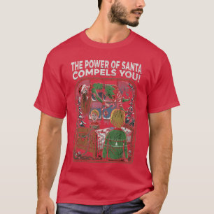 Grusel-Film-Weihnachts-Fest-Slasher-Zuckerstangen- T-Shirt