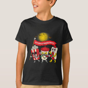 Grusel-Filme Halloween Lustiger Geist Skelett anse T-Shirt