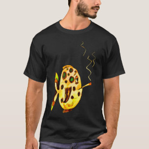 Grusel-Fisch mit Zigarette â€“ im Comic-Stil T-Shirt