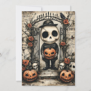 Grusel & Freude Halloween Feiertagskarte