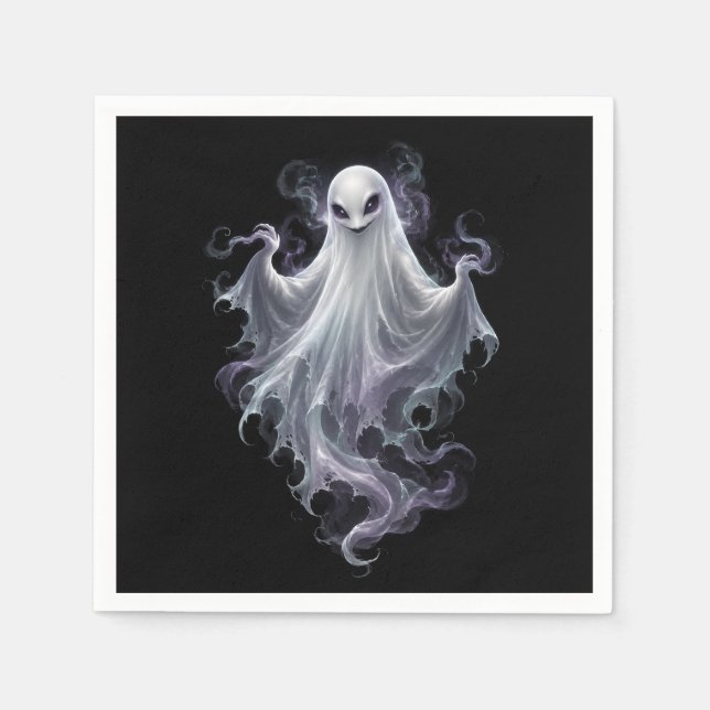 Grusel-Geisterparty-Serviette Serviette (Vorderseite)