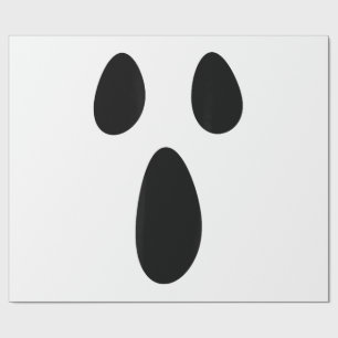 Grusel Gesicht Lustiges Spuk Halloween Kostüm Süße Geschenkpapier