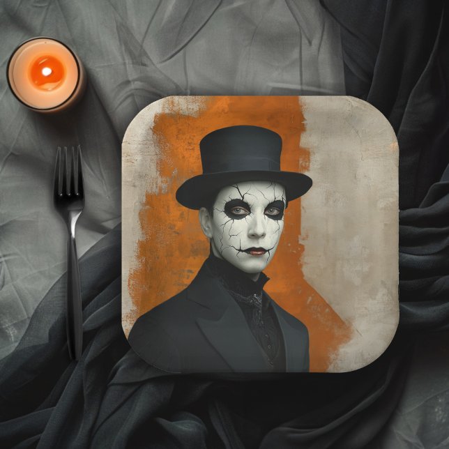 Grusel-Halloween-Gothic-Kostenparty Pappteller (Von Creator hochgeladen)
