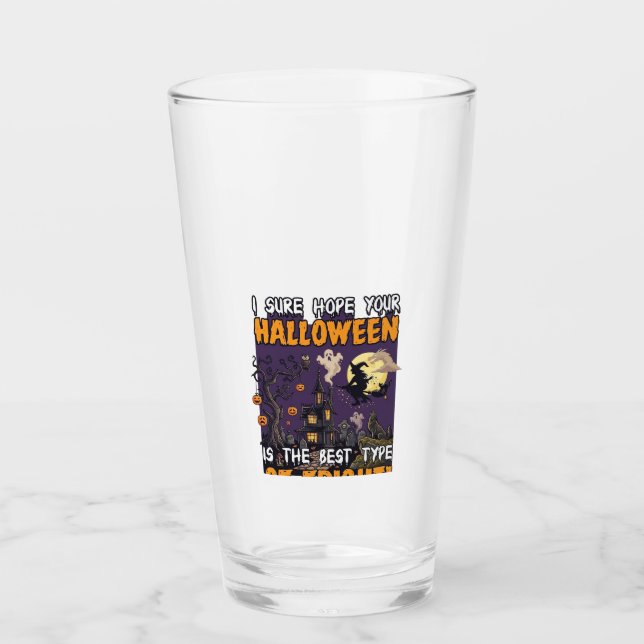 Grusel-Halloween-Haus-Hexe-Geist_1 Glas (Vorderseite)
