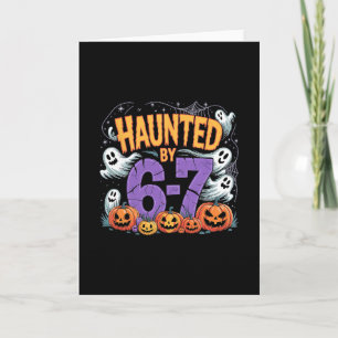 Grusel Halloween Heimgesucht 67 Nummer 67 Sechs Si Karte