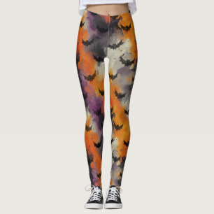 Grusel-Halloween im Vintage-Stil Leggings
