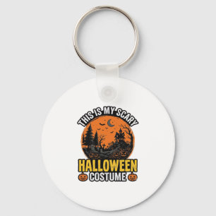 Grusel-Halloween-Kostüm Vintage Schlüsselanhänger