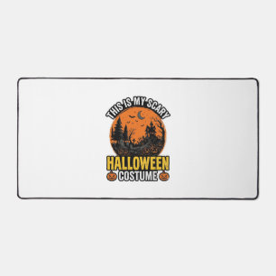 Grusel-Halloween-Kostüm Vintage Schreibtischunterlage