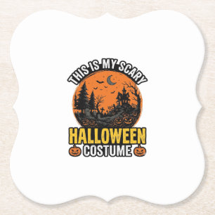 Grusel-Halloween-Kostüm Vintage Untersetzer