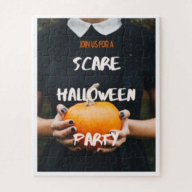 Grusel-Halloween-Rätsel Puzzle (Vertikal)
