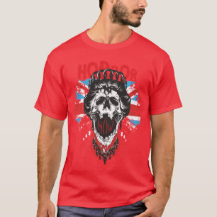 Grusel Halloween Retro Vintage Gruseliger Monster- T-Shirt