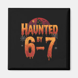 Grusel-Halloween-Skelett Grusel-Sechs-Sieben-Numme Magnet
