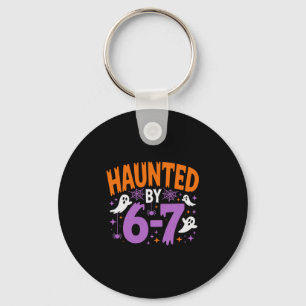 Grusel Halloween Skelett Grusel Sechs Sieben Numme Schlüsselanhänger