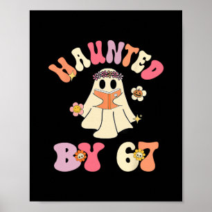 Grusel Halloween Skelett Gruselige Sechs Sieben Nu Poster