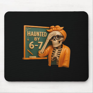 Grusel Halloween Skelett Gruselige Sechs Sieben Za Mousepad