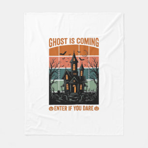 Grusel-Haus Halloween Dekoration Vintage Geist Kom Fleecedecke