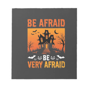 Grusel-Haus Halloween-Design Notizblock
